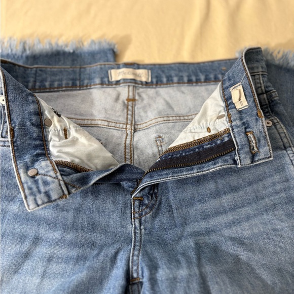 Madewell Cali Demi Boot Cut Jeans size 28 Raw Hem - Picture 4 of 10